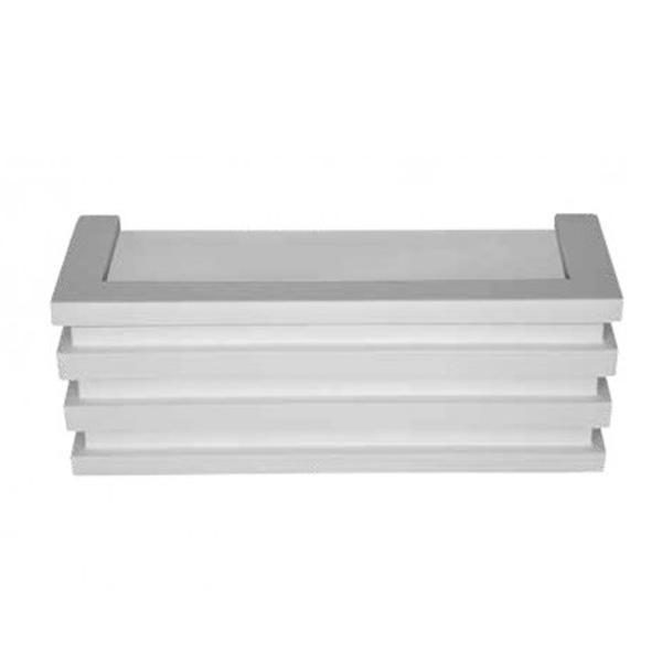 APPLIQUE-IN-GESSO-DA-PARETE-CON-ATTACCO-E14-LAMPADA-CON-VETRO-SOPRA-E-SOTTO-182356292068-3