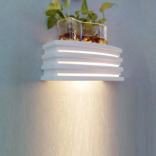 APPLIQUE-IN-GESSO-DA-PARETE-CON-ATTACCO-E14-LAMPADA-CON-VETRO-SOPRA-E-SOTTO-182356292068-4