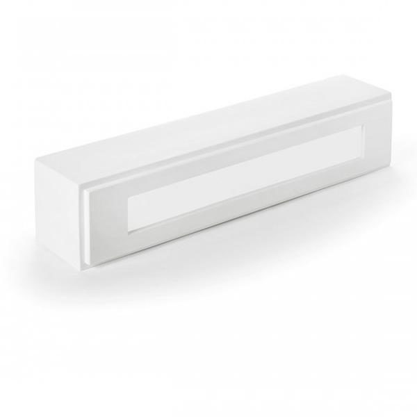APPLIQUE-IN-GESSO-LAMPADA-A-PARETE-MODERNO-ATTACCO-2-G9-DOPPIO-VETRO-WALL-LIGHT-172411827063-3