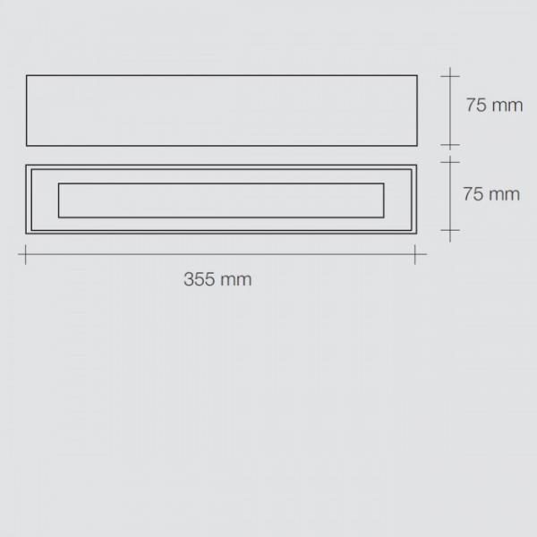 APPLIQUE-IN-GESSO-LAMPADA-A-PARETE-MODERNO-ATTACCO-2-G9-DOPPIO-VETRO-WALL-LIGHT-172411827063-5