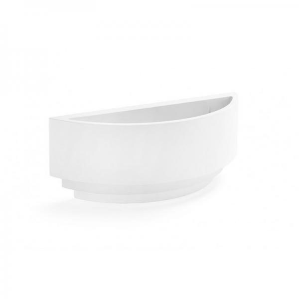 APPLIQUE-IN-GESSO-LAMPADA-A-PARETE-MODERNO-ATTACCO-E27-3-TAGLI-WALL-LIGHT-A-MURO-182356291765-2