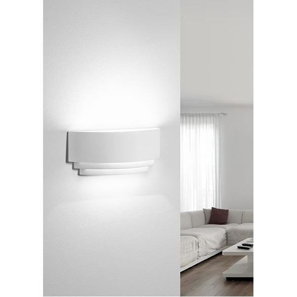 APPLIQUE-IN-GESSO-LAMPADA-A-PARETE-MODERNO-ATTACCO-E27-3-TAGLI-WALL-LIGHT-A-MURO-182356291765-4