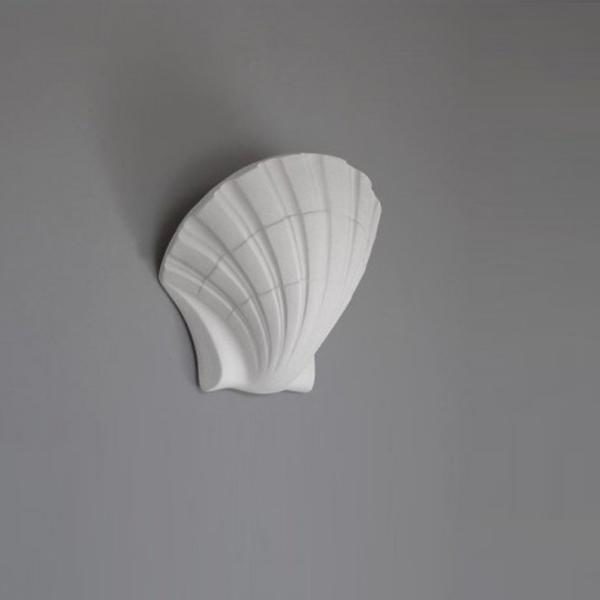 APPLIQUE-IN-GESSO-LAMPADA-PARETE-MODERNO-ATTACCO-E27-CONCHIGLIA-WALL-LIGHT-LV-172480319271-2