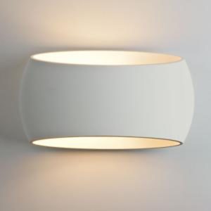 Aplique de pared de yeso moderna, E27 UP DOWN WALL LIGHT Art.7041