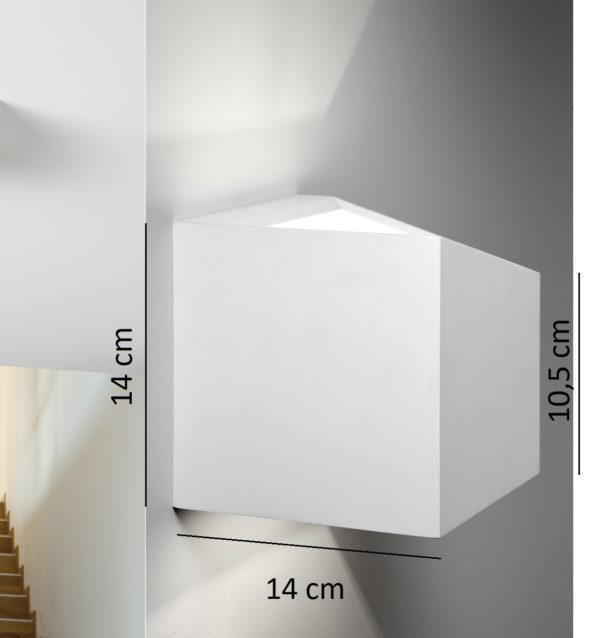 Applique-da-parete-in-gesso-Cubo-Philius-small-T197-misure