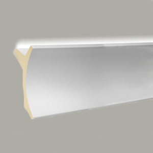 4 Molduras de ángulo, de yeso, para luz indirecta LED 3 metros DS5014