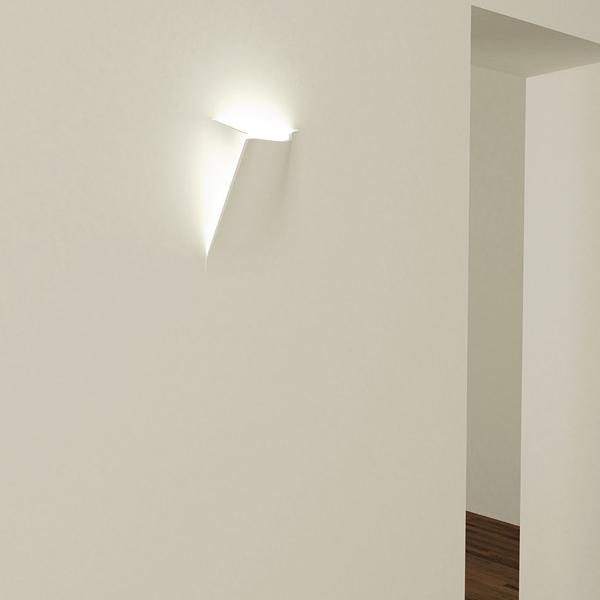 LAMPADA-IN-GESSO-APPLIQUE-MODERNO-CON-PORTALAMPADA-E27-WALL-LIGHT-A-MURO-PARETE-172411869982-7