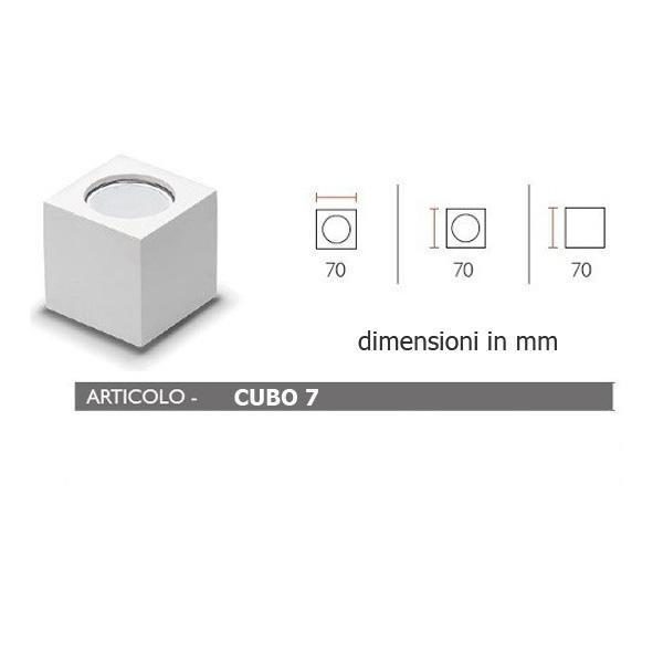 PORTA-FARETTO-IN-GESSO-LAMPADA-A-PLAFONE-MODERNO-GU10-PLAFONIERA-CUBO-3-MISURE-182408006057-3