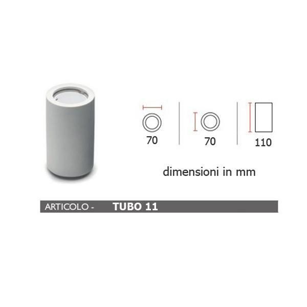 PORTA-FARETTO-IN-GESSO-LAMPADA-A-PLAFONE-MODERNO-GU10-PLAFONIERA-TUBO-3-MISURE-182408012366-4