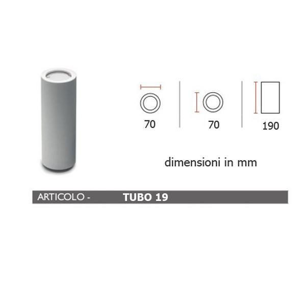 PORTA-FARETTO-IN-GESSO-LAMPADA-A-PLAFONE-MODERNO-GU10-PLAFONIERA-TUBO-3-MISURE-182408012366-5