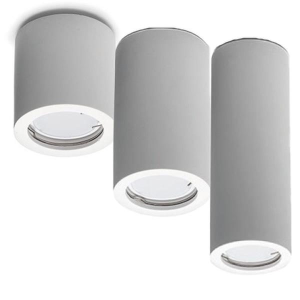 PORTA-FARETTO-IN-GESSO-LAMPADA-A-PLAFONE-MODERNO-GU10-PLAFONIERA-TUBO-3-MISURE-182408012366-7