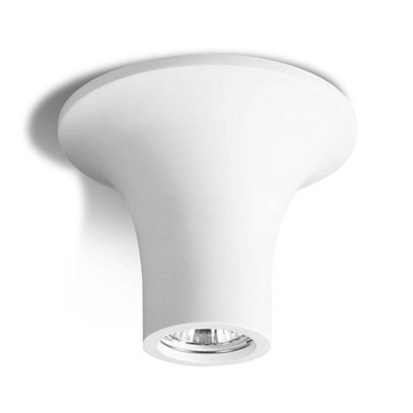 PORTA-FARETTO-IN-GESSO-LAMPADA-A-PLAFONE-MODERNO-GU10-PLAFONIERA-TUBO-SPORGENTE-172413031680