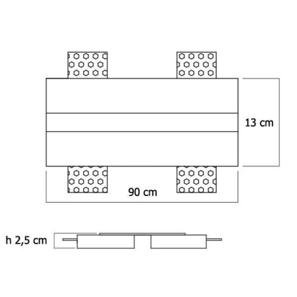 PROFILO-LINEARE-IN-GESSO-DA-INCASSO-PER-STRIP-LED-EFFETTO-TAGLIO-LUCE-SCOMPARSA-182296559482-6