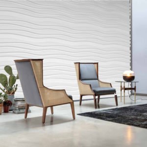 De Sanctis 5 mq- Revestimientos de pared 3D en yeso DS8073, 16 Paneles
