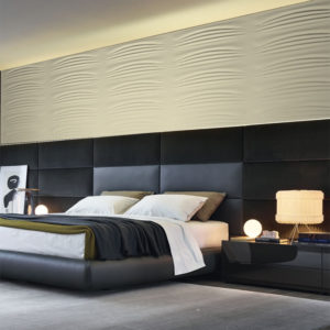 De Sanctis 5 mq- Revestimientos de pared 3D en yeso DS8074, 17 Paneles